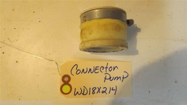 GE DISHWASHER WD18X214 Connector Pump used part GE DISHWASHER WD18X214 Connector Pump used part